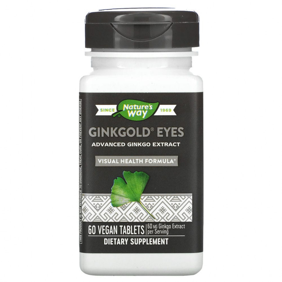   Nature's Way, Ginkgold Eyes, 60      -     -,    