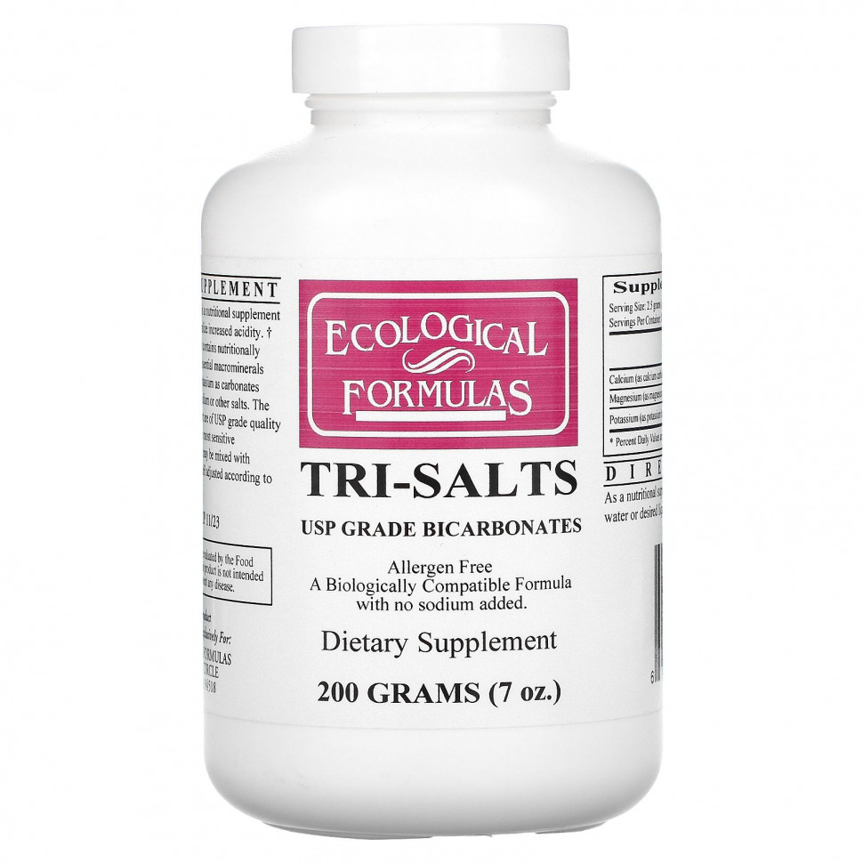   Ecological Formulas, Tri-Salts, 200  (7 )    -     -,    