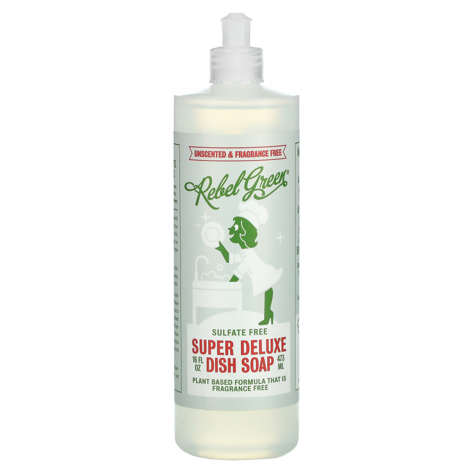   Rebel Green, Super Deluxe Dish Soap,  , 473  (16 . )    -     -,    