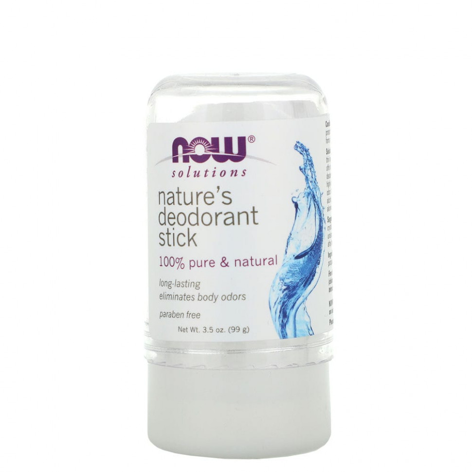   NOW Foods, Nature's Deodorant Stick, -, 99  (3,5 )    -     -,    