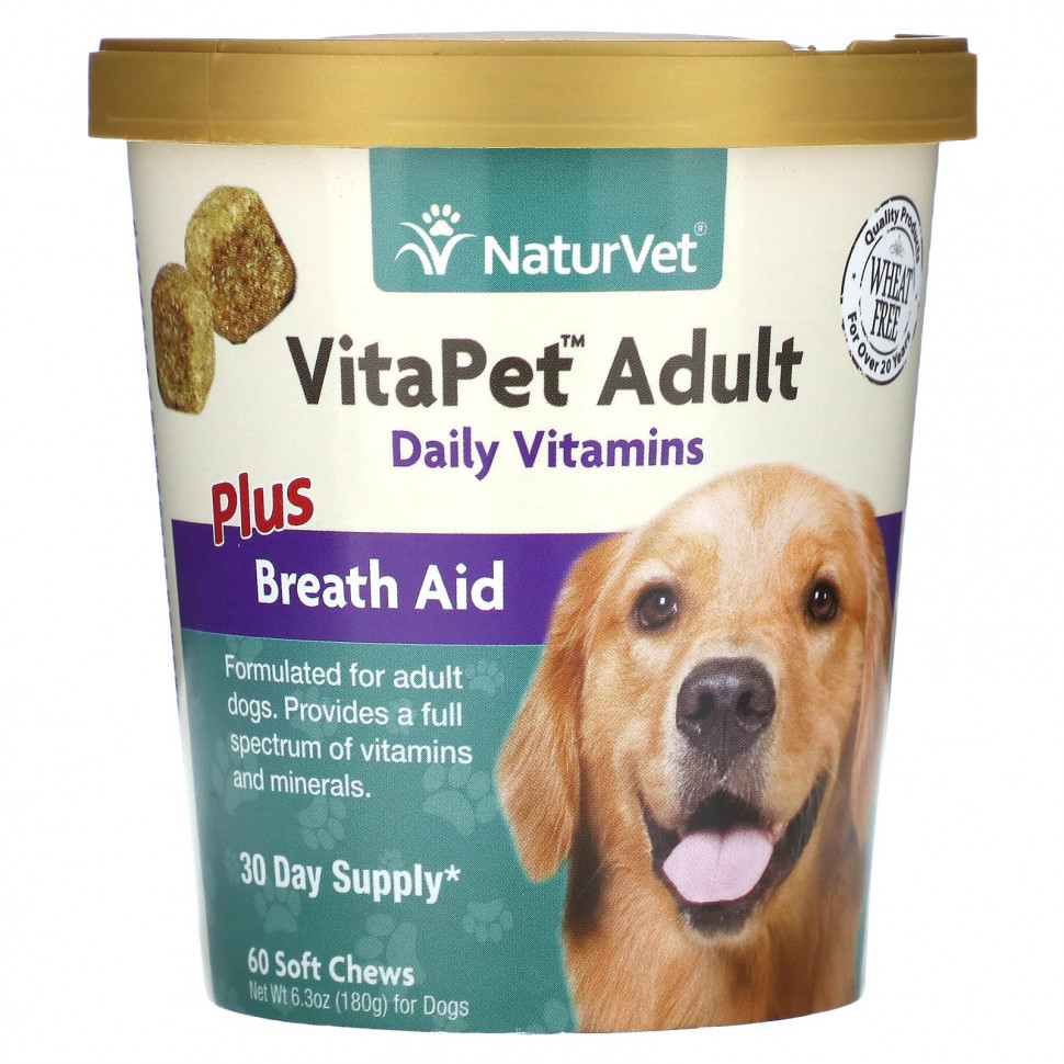   NaturVet, VitaPet Adult,      ,  , 60  , 180  (6,3 )    -     -,    