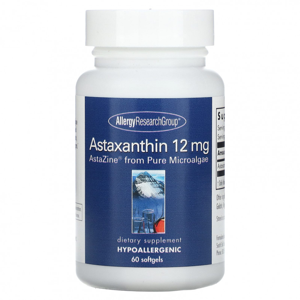   Allergy Research Group, , AstaZine   , 12 , 60      -     -,    