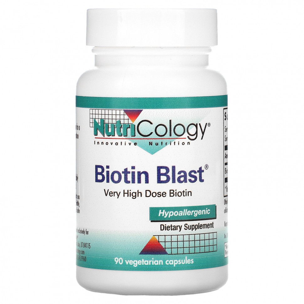   Nutricology, Biotin Blast, 90      -     -,    