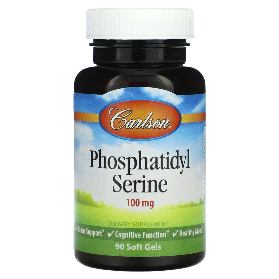   Carlson, Phosphatidyl Serine, 100 mg, 90 Soft Gels    -     -,    