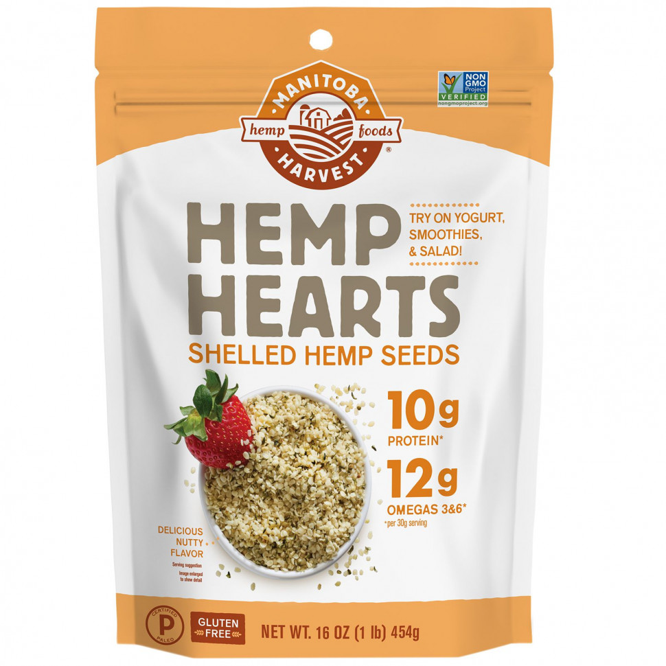   Manitoba Harvest, Hemp Hearts,   , 454  (1 )    -     -,    