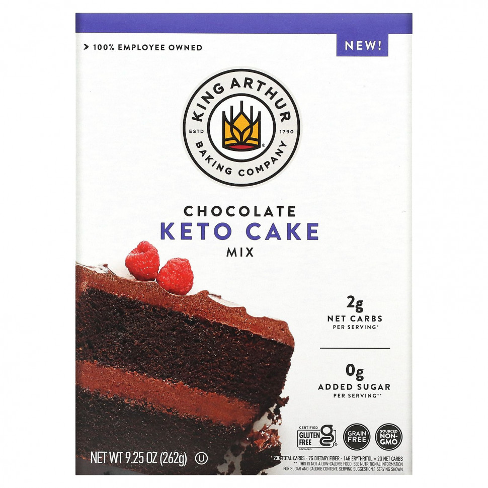   King Arthur Flour, Keto Cake Mix, , 262  (9,25 )    -     -,    