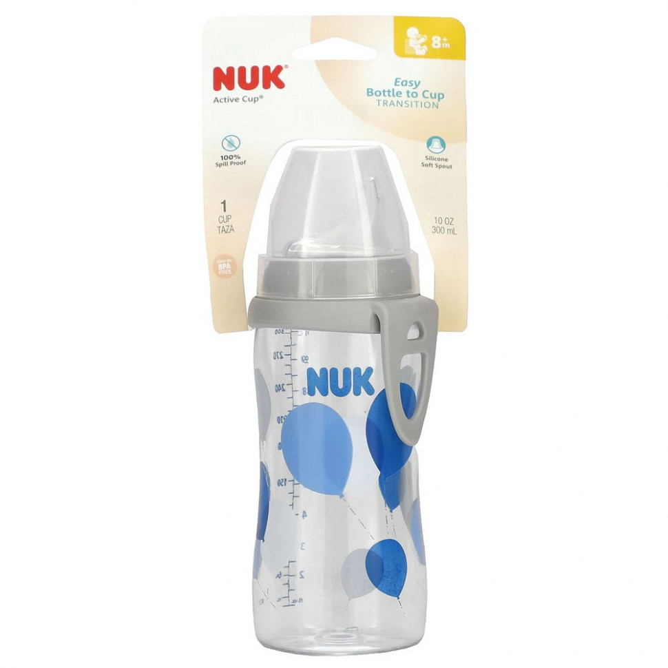   NUK, Active Cup,    8 ,    / , 300  (10 )    -     -,    