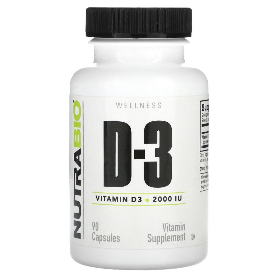   Nutrabio Labs,  D-3, 2000 , 90     -     -,    