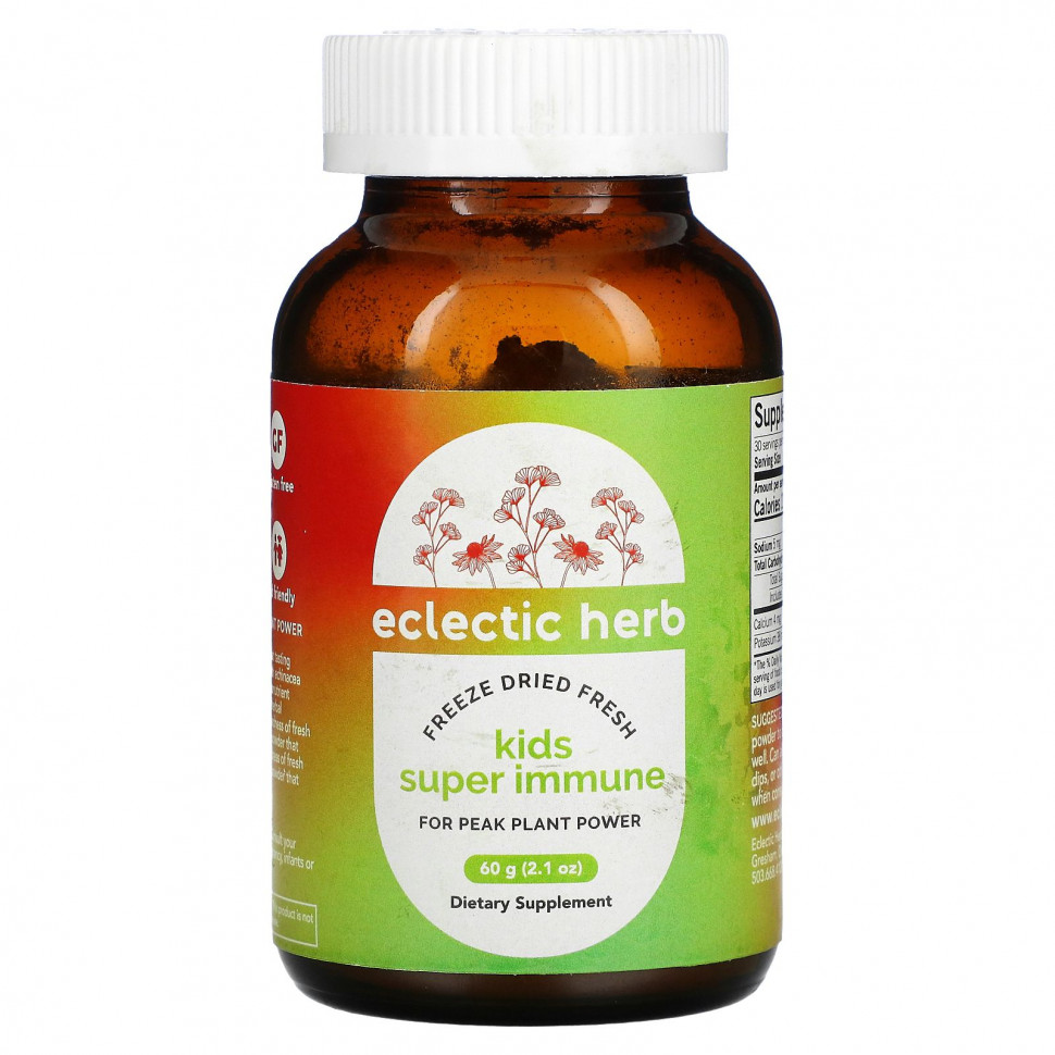   Eclectic Institute, Freeze Dried Fresh, Kids Super Immune, 60  (2,1 )    -     -,    