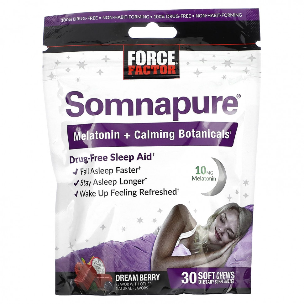   Force Factor, Somnapure,     ,  , 30      -     -,    