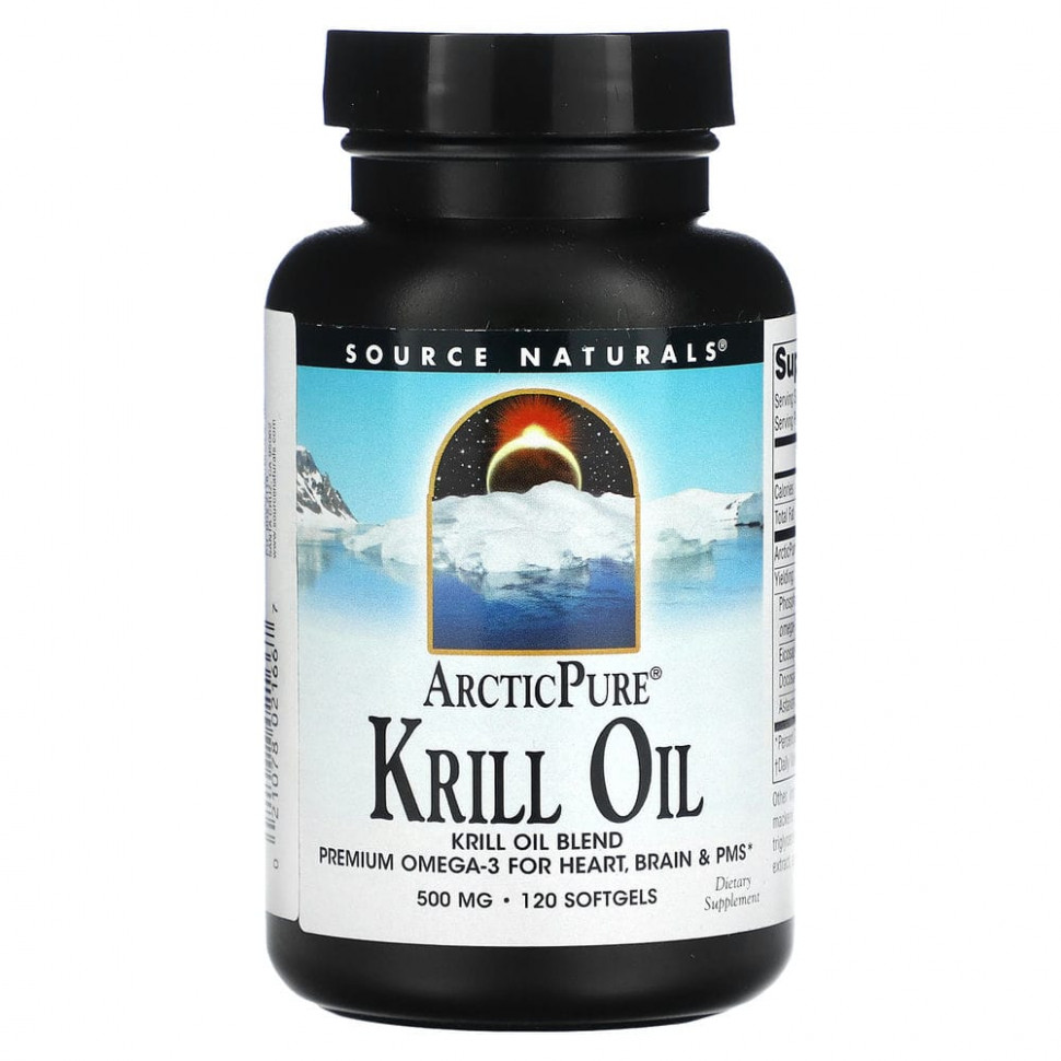   Source Naturals, ArcticPure,  , 500 , 120     -     -,    