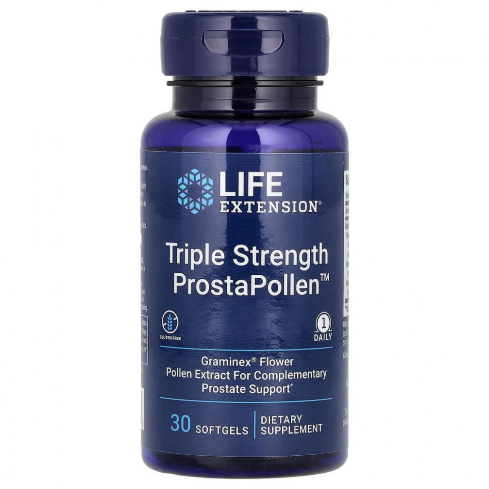   Life Extension, Triple Strength ProstaPollen,       , 30     -     -,    