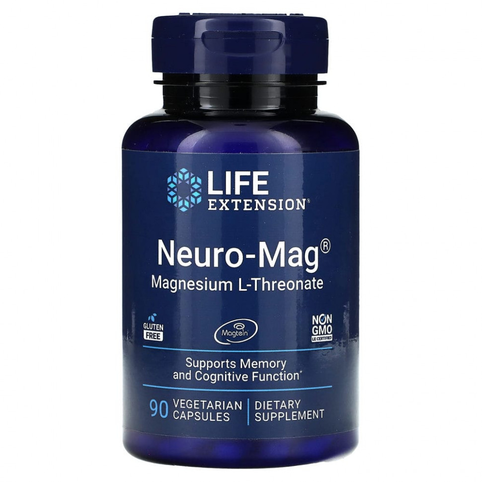   Life Extension, Neuro-Mag, L- , 90      -     -,    