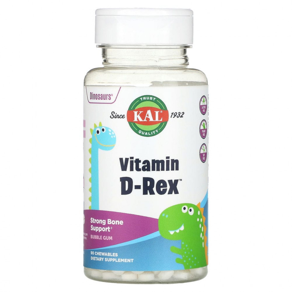   KAL, Dinosaurs, Vitamin D-Rex,  D3,    , 90      -     -,    