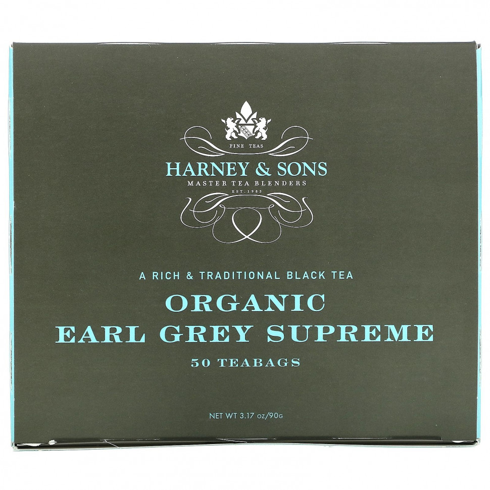   Harney & Sons, A Rich & Traditional Black Tea,  Earl Grey Supreme, 50  , 3,17  (90 )    -     -,    