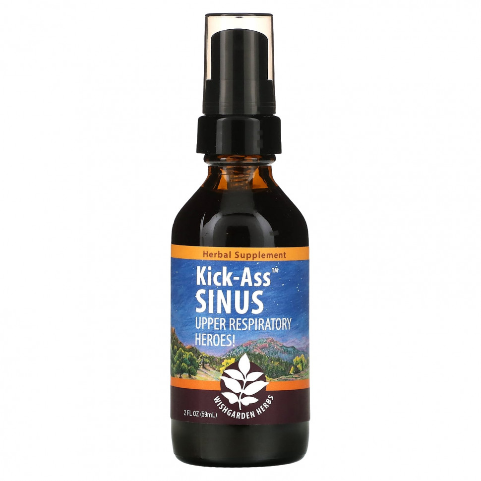   WishGarden Herbs, Kick-Ass Sinus, 59  (2 . )    -     -,    