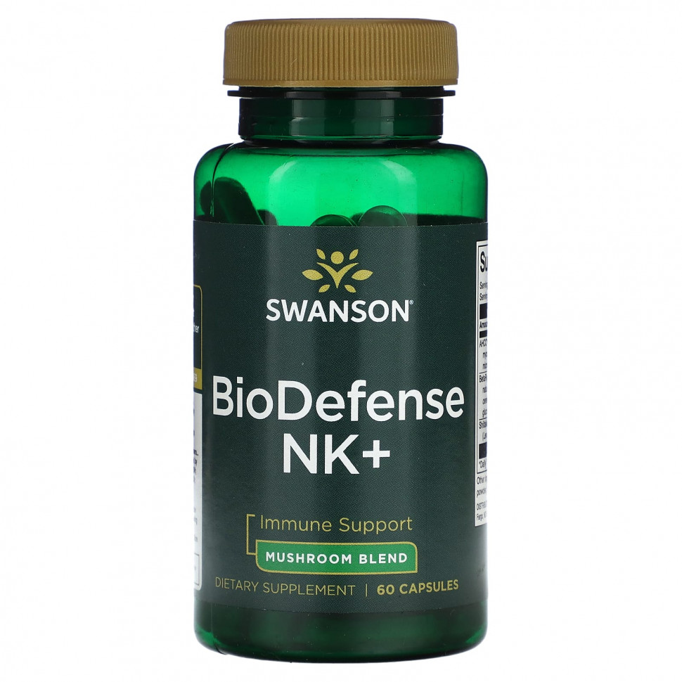   Swanson, BioDefense NK +, 60     -     -,    