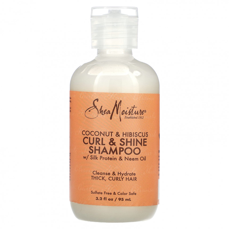   SheaMoisture, Curl & Shine Shampoo,    ,   , 95  (3,2 . )    -     -,    