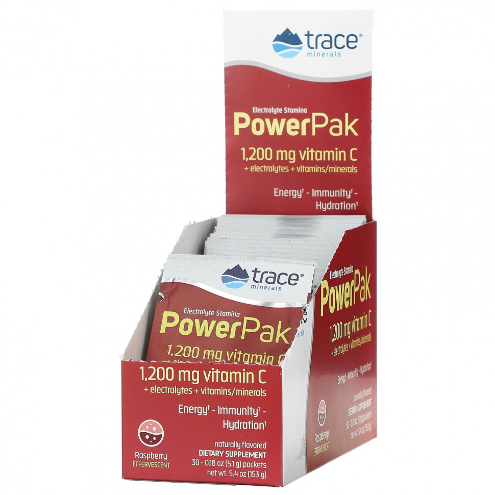   Trace Minerals , Electrolyte Stamina PowerPak, , 30   5,1  (0,18 )    -     -,    