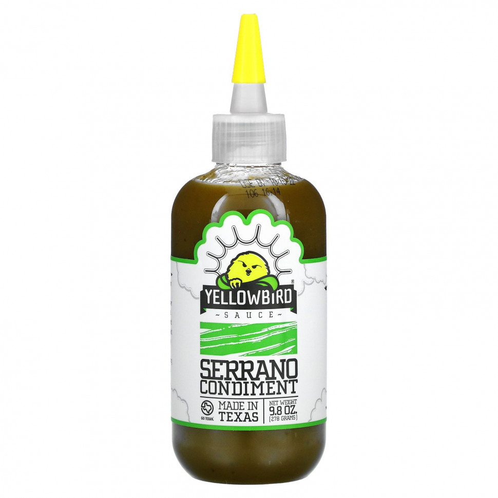   Yellowbird Sauce,  Serrano, 278  (9,8 )    -     -,    