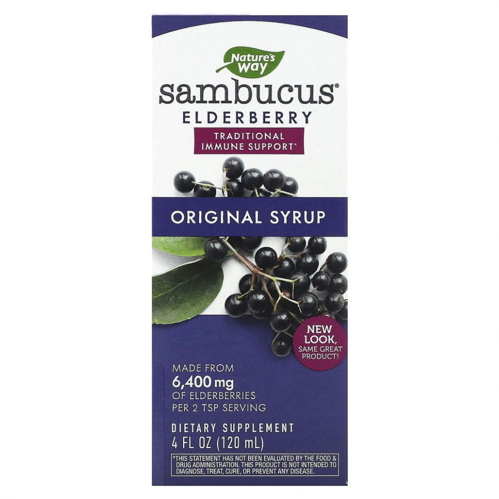   Nature's Way, Sambucus,   ,  , 120  (4 . )    -     -,    