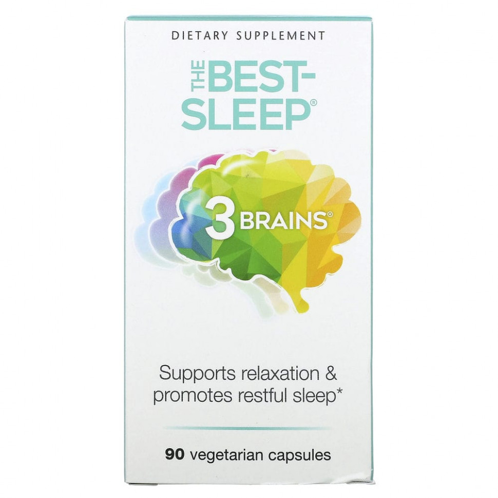   Natural Factors, 3 Brains, The Best-Sleep, 90      -     -,    