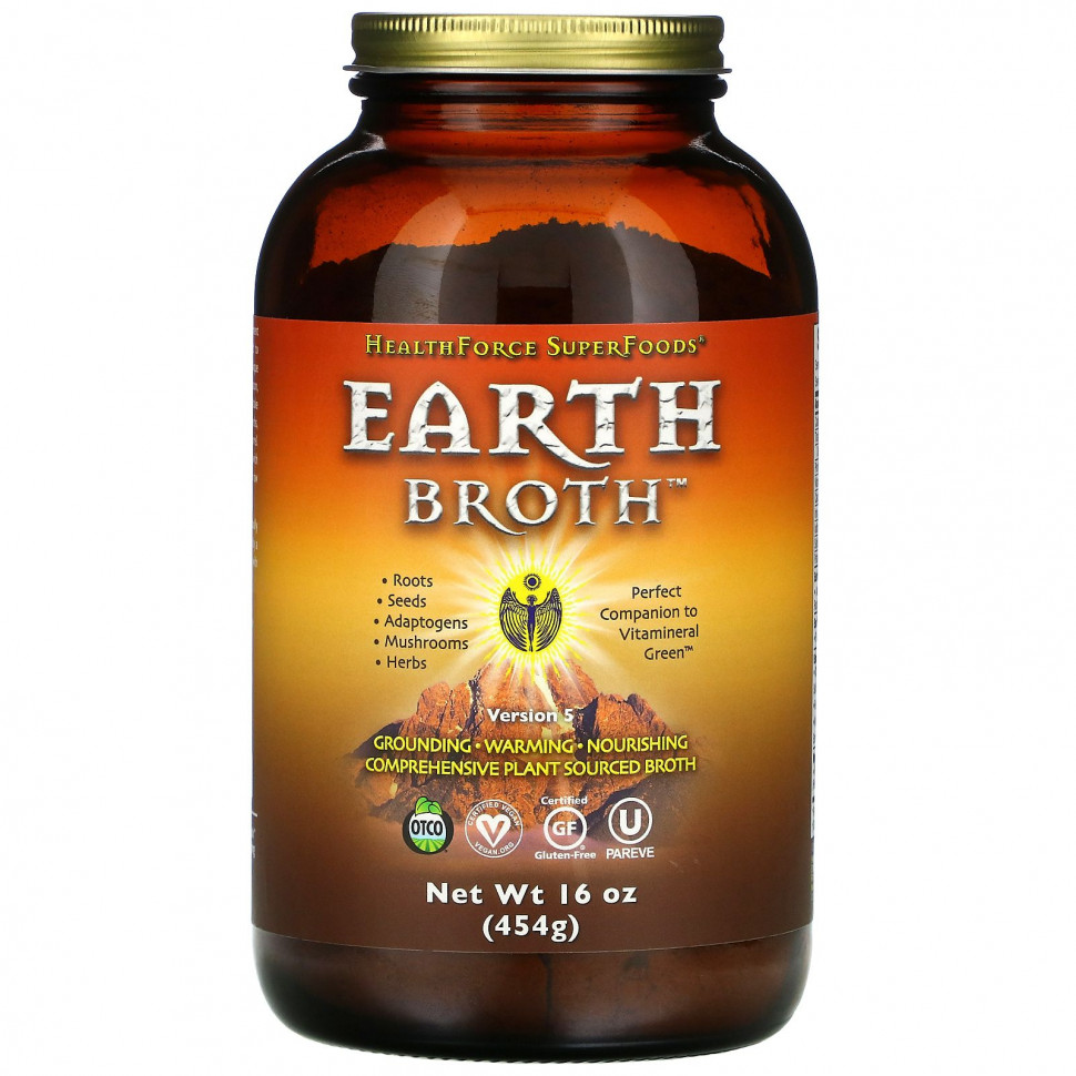   HealthForce Superfoods, Earth Broth,  ,  5, 454  (16 )    -     -,    