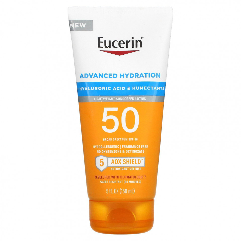   Eucerin, Advanced Hydration,   , SPF 50,  , 150  (5 . )    -     -,    