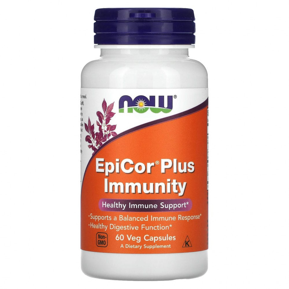   NOW Foods, EpiCor Plus Immunity, 60      -     -,    