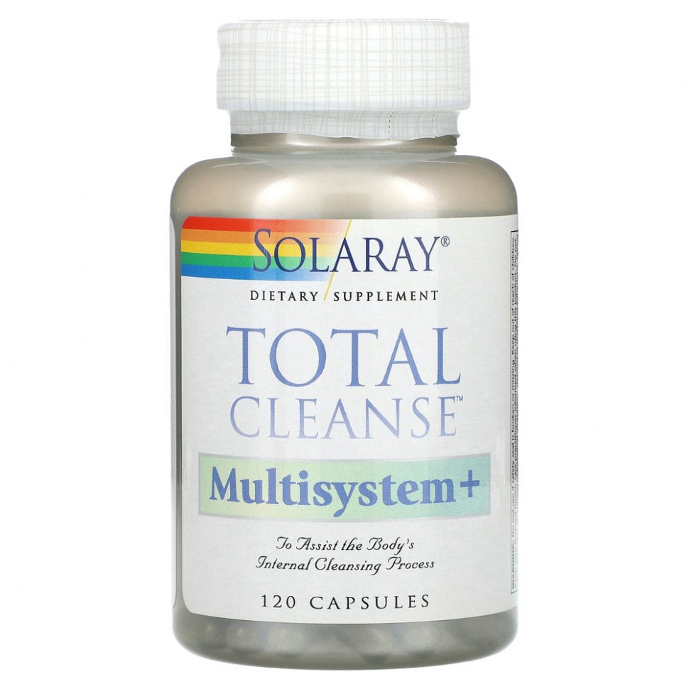   Solaray, Total Cleanse, Multisystem +, 120     -     -,    