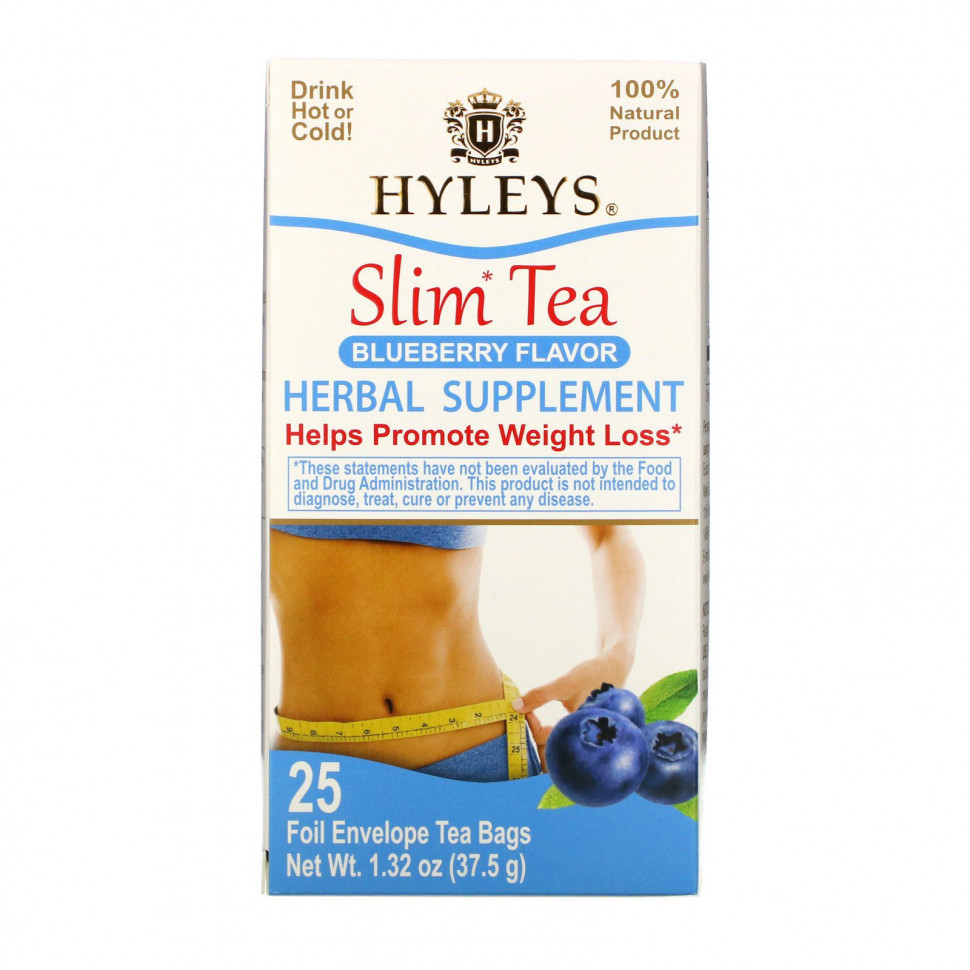   Hyleys Tea, Slim Tea,   , 25     , 1,32  (37,5 )    -     -,    