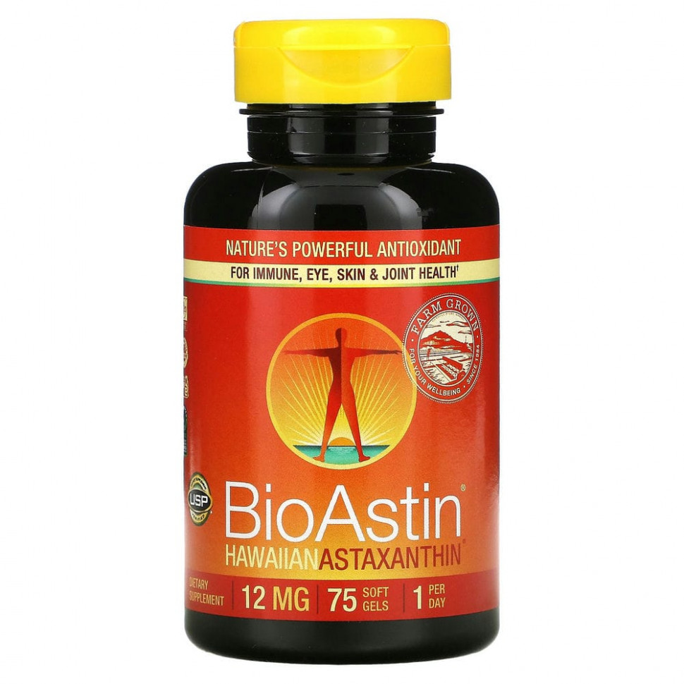   Nutrex Hawaii, BioAstin,  , 12 , 75      -     -,    