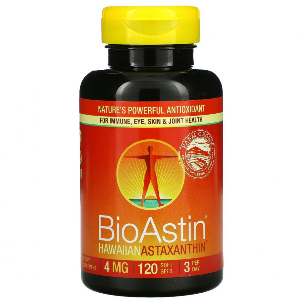   Nutrex Hawaii, BioAstin,  , 4 , 120      -     -,    