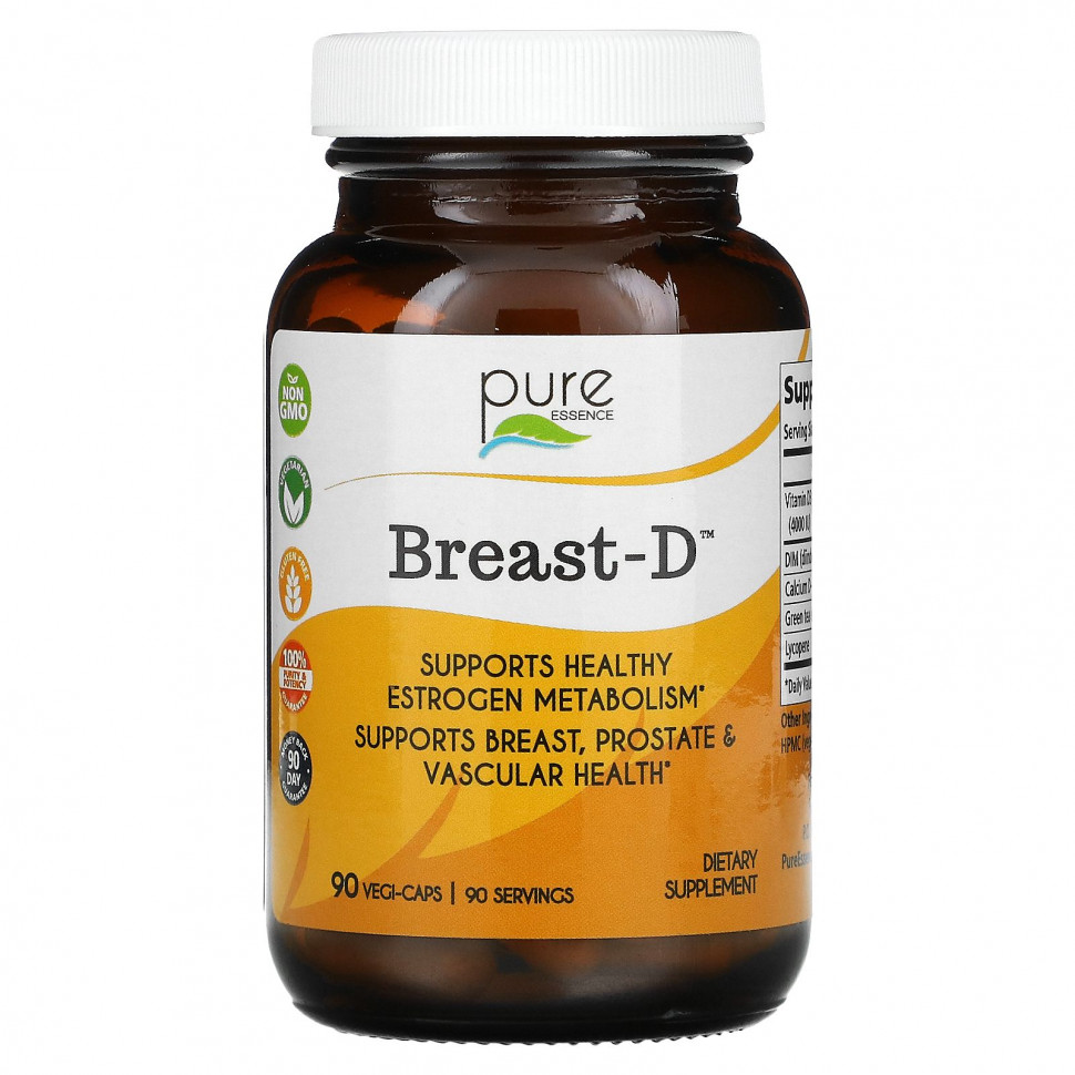 Pure Essence, Breast-D,   ,   , 90   , IHerb ()  