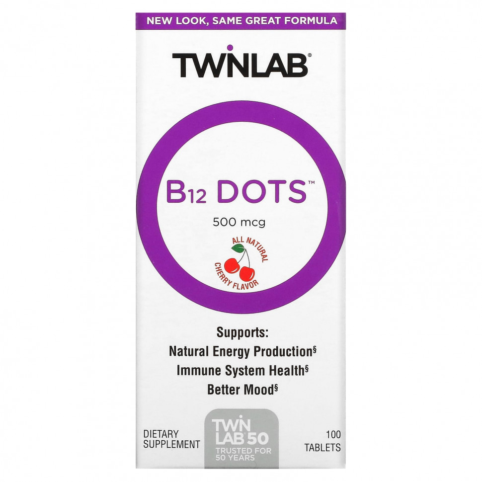   Twinlab, B12 Dots, , 500 , 100     -     -,    