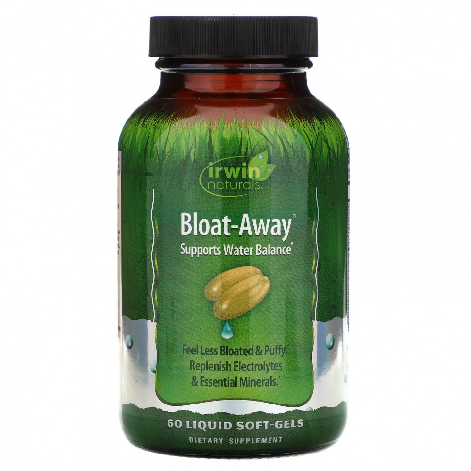   Irwin Naturals, Bloat-Away,  60       -     -,    