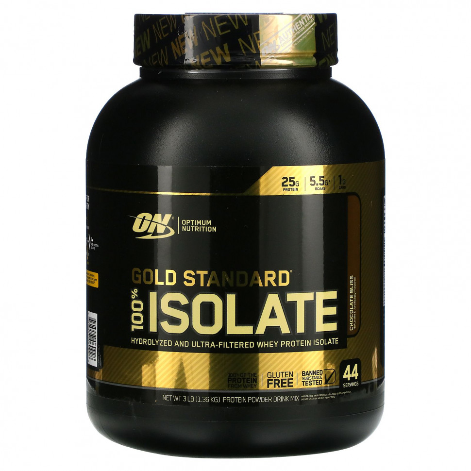   Optimum Nutrition, Gold Standard, 100% , Chocolate Bliss, 1,36  (3 )    -     -,    