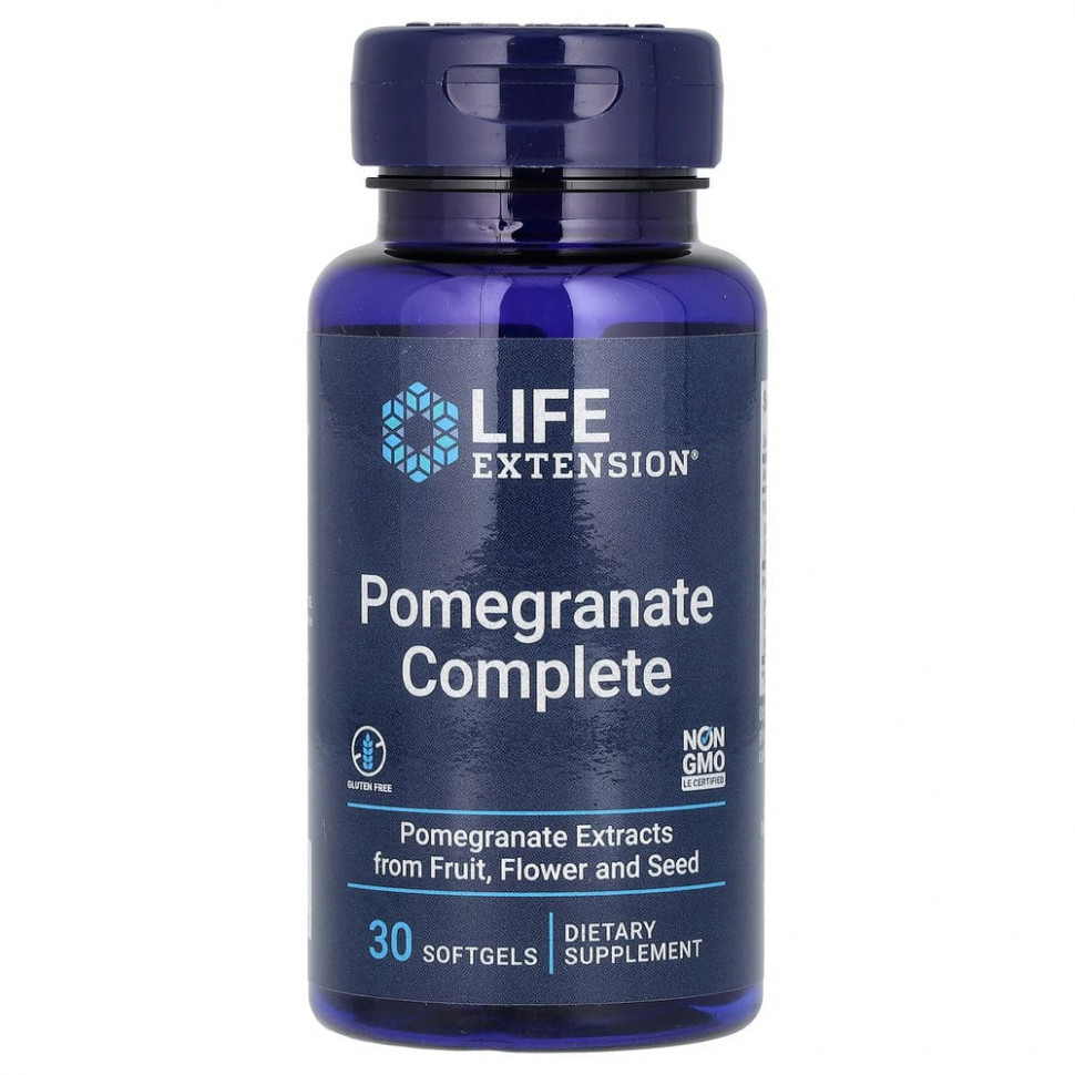   Life Extension, Pomegranate Complete,  , 30     -     -,    