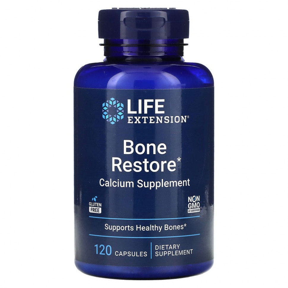   Life Extension, Bone Restore, 120     -     -,    