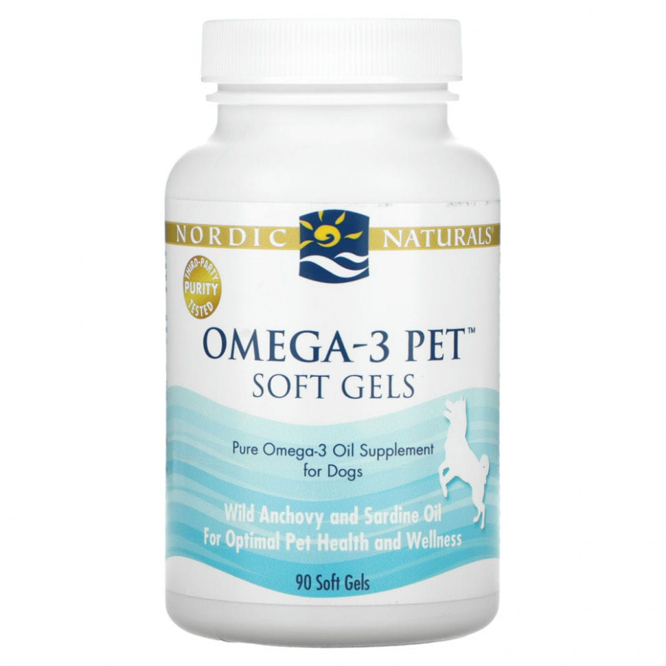   Nordic Naturals, Omega-3 Pet,  , 90     -     -,    