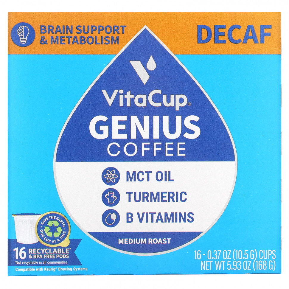   VitaCup, Genius Coffee,  ,  , 16   10,5  (0,37 )    -     -,    