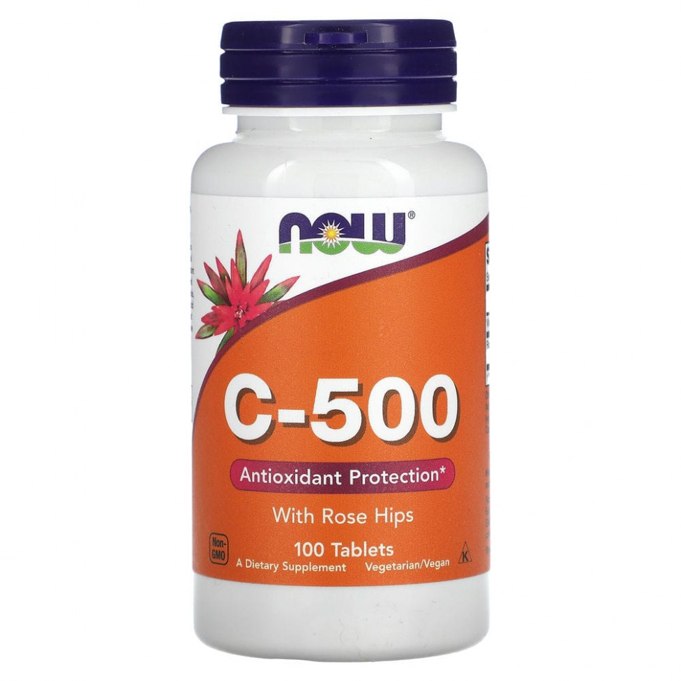   NOW Foods, C-500  , 100     -     -,    