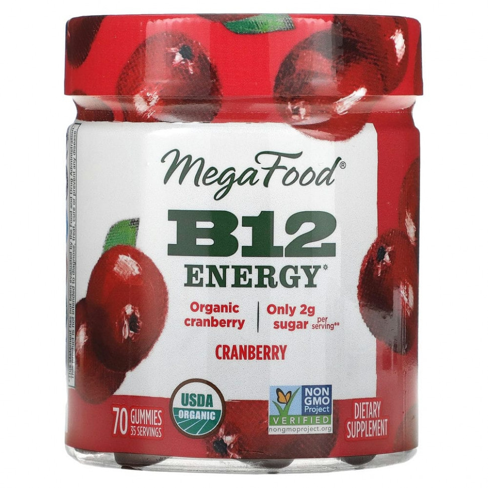   MegaFood, B12 Energy, , 70      -     -,    