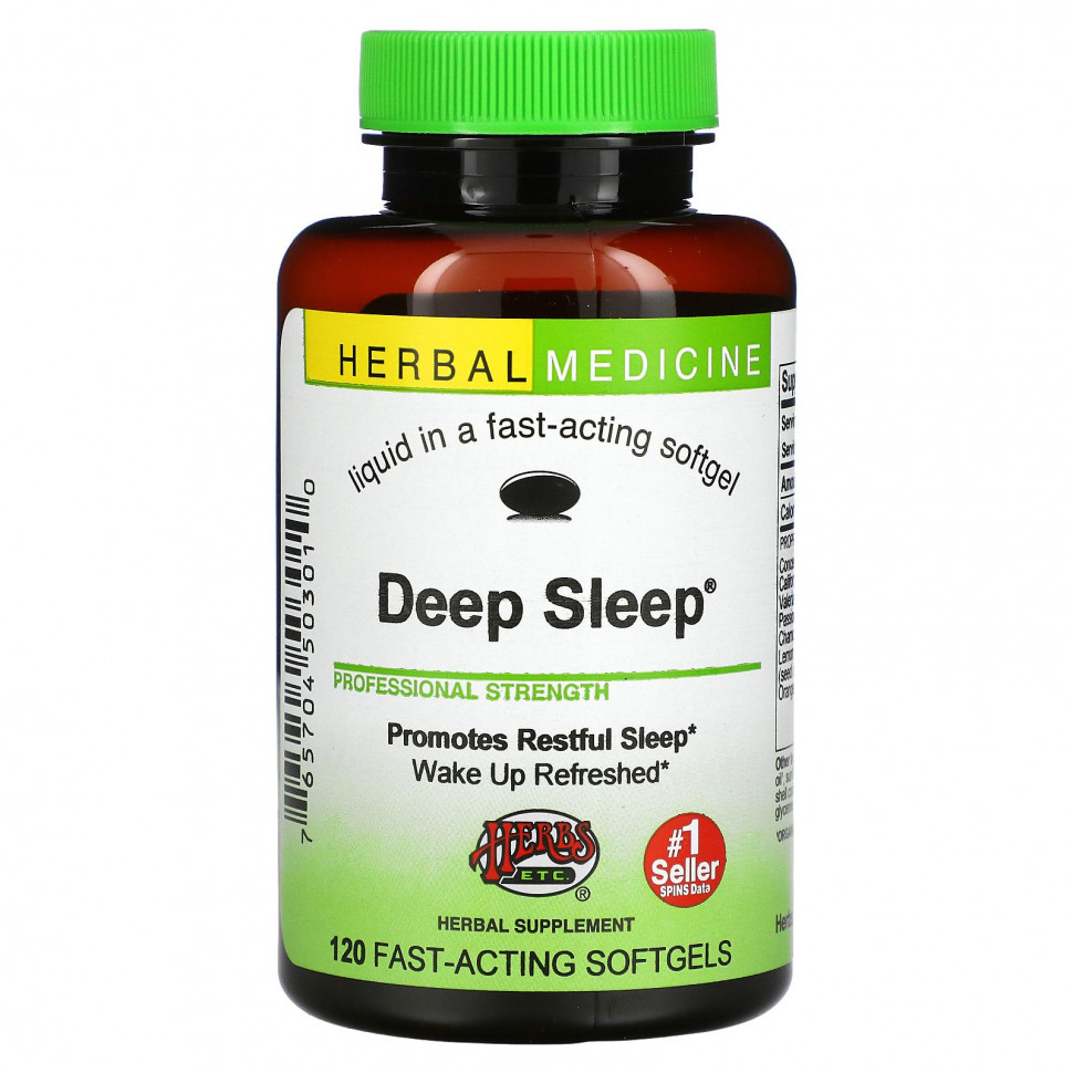   Herbs Etc., Deep Sleep, 120       -     -,    