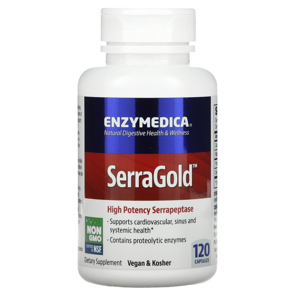   Enzymedica, SerraGold,  , 120     -     -,    