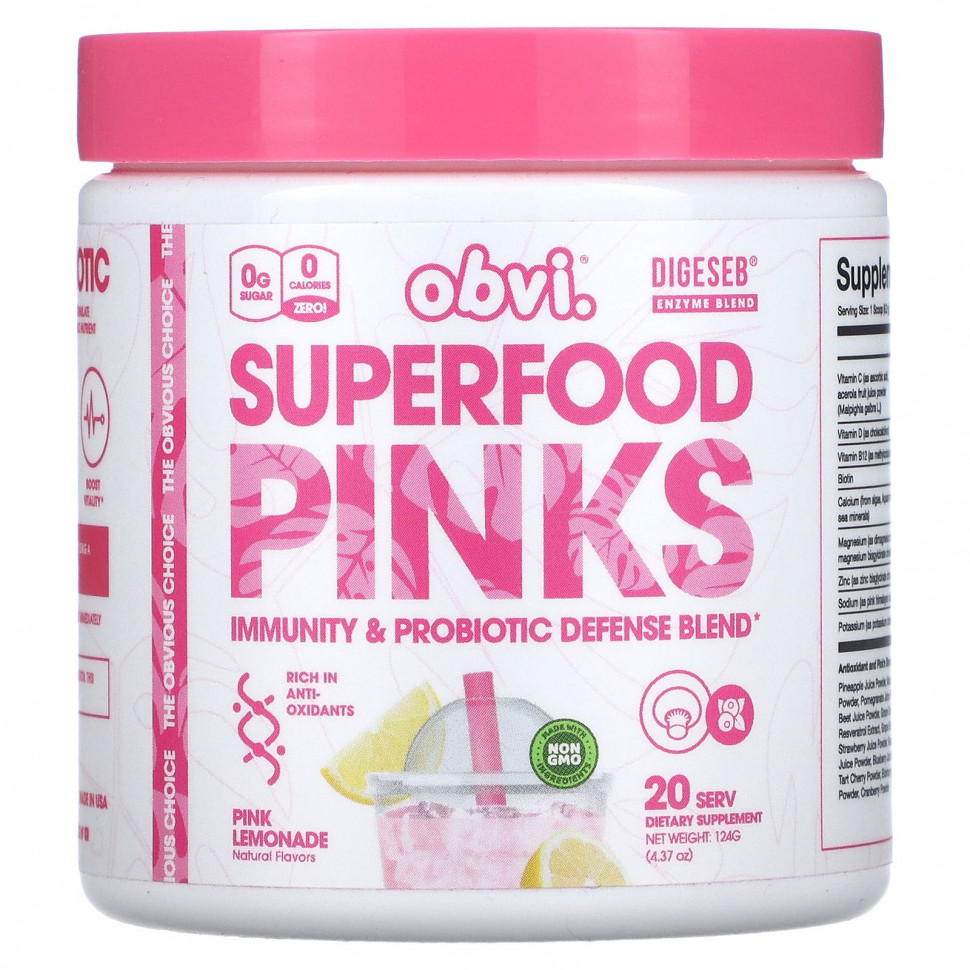   Obvi, Superfood Pinks,  , 124  (4,37 )    -     -,    