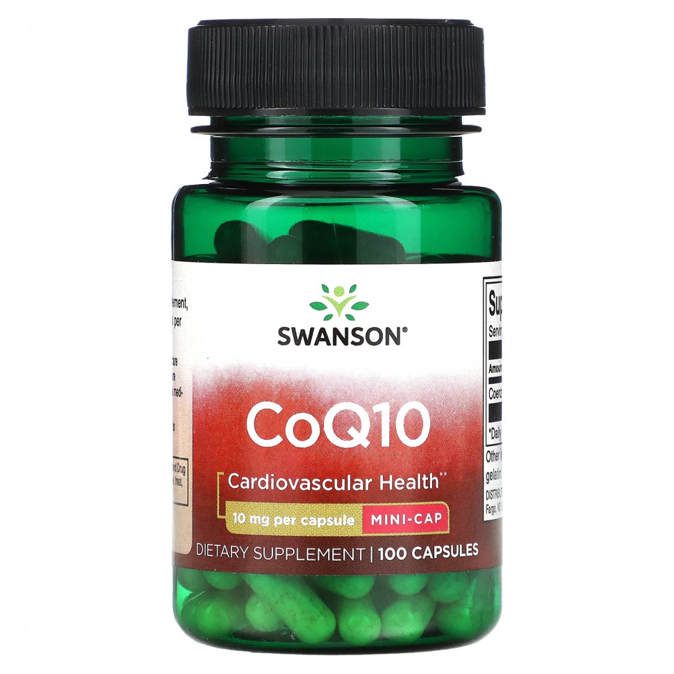   Swanson, CoQ10, 10 , 100     -     -,    