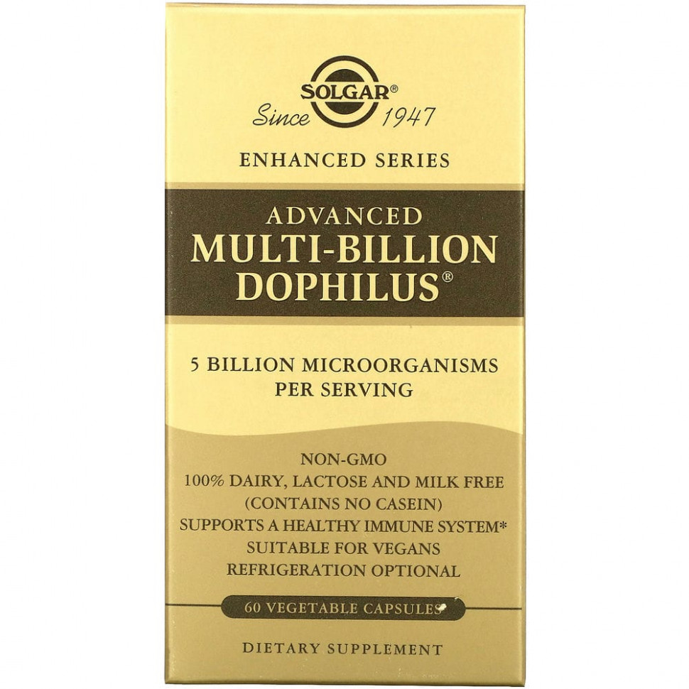   Solgar, Advanced Multi-Billion Dophilus, , 60      -     -,    