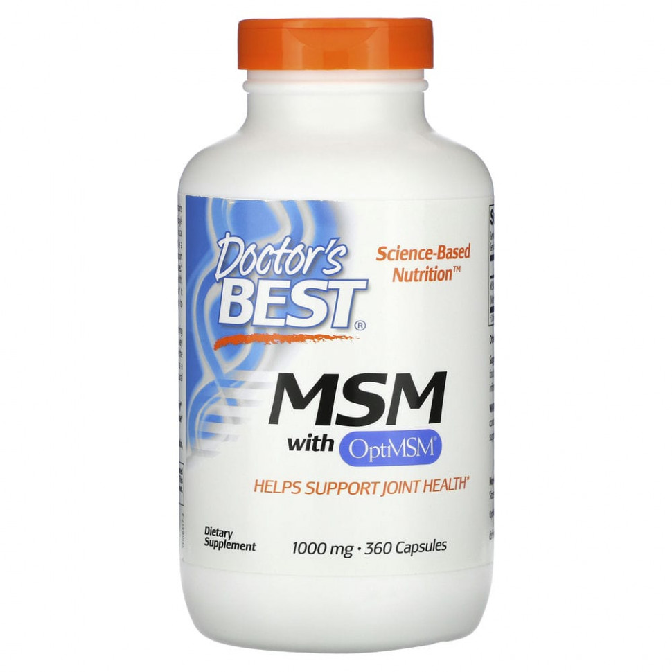   Doctor's Best,   OptiMSM, 1000 , 360     -     -,    