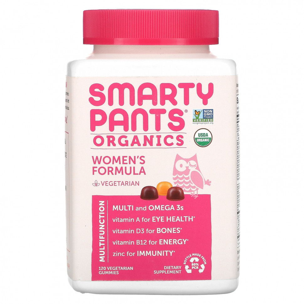   SmartyPants, Organics, Complete,   , , ,   , 120       -     -,    